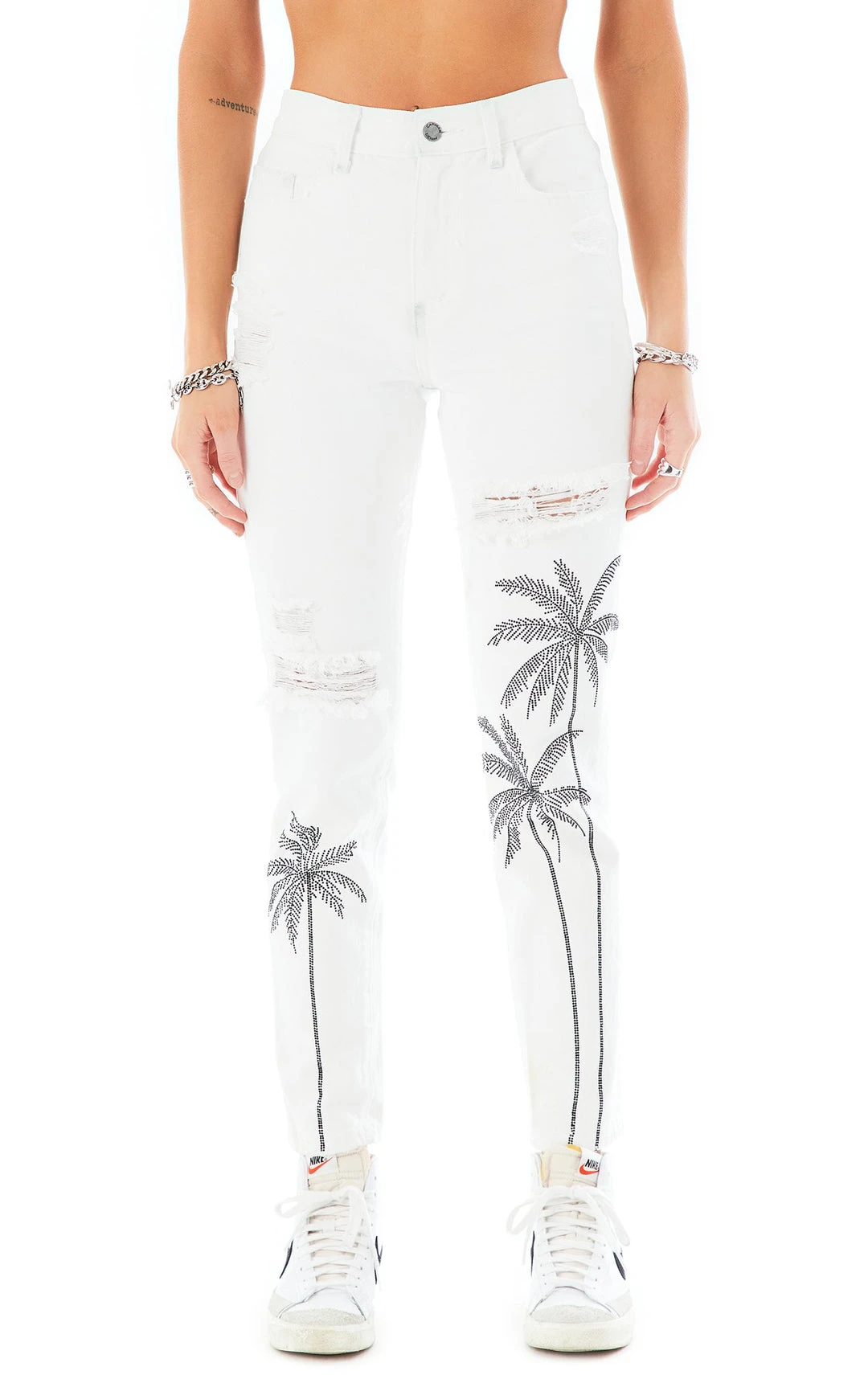 CARMAR JEANS ALEXANDER RHINESTONE PALM TREE JEAN 3 CARMAR JEANS ALEXANDER RHINESTONE PALM TREE JEAN
