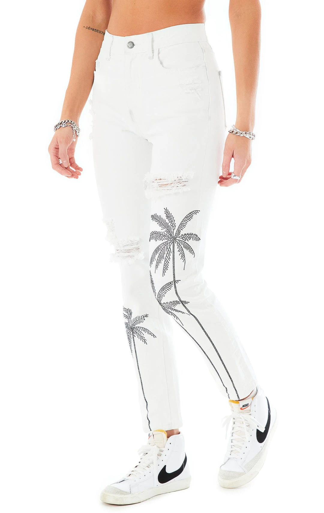 CARMAR JEANS ALEXANDER RHINESTONE PALM TREE JEAN 4 CARMAR JEANS ALEXANDER RHINESTONE PALM TREE JEAN