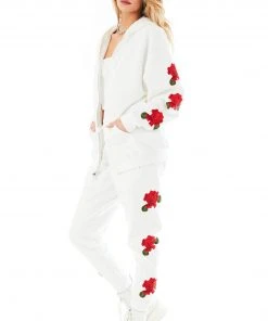 CARMAR ROSE EMBROIDERED SWEATPANTS