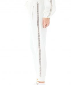 CARMAR RHINESTONE STRIP SWEATPANTS