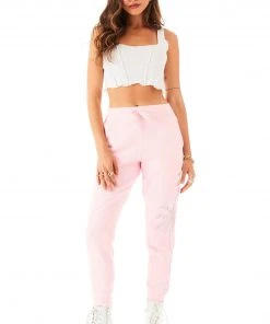 CARMAR RHINESTONE PALM TREE SWEATPANTS