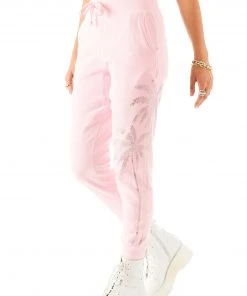 CARMAR RHINESTONE PALM TREE SWEATPANTS