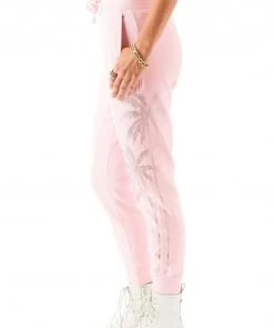 CARMAR RHINESTONE PALM TREE SWEATPANTS