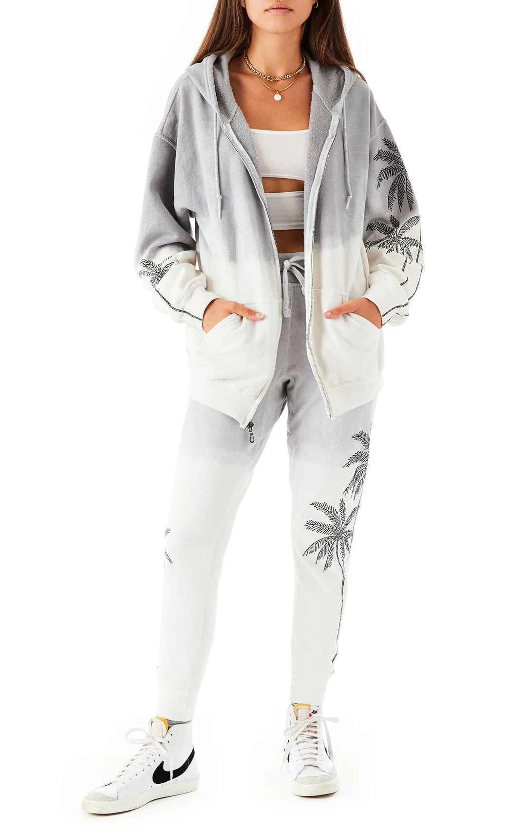 CARMAR RHINESTONE PALM TREE DIP DYE SWEATPANTS 4 CARMAR RHINESTONE PALM TREE DIP DYE SWEATPANTS