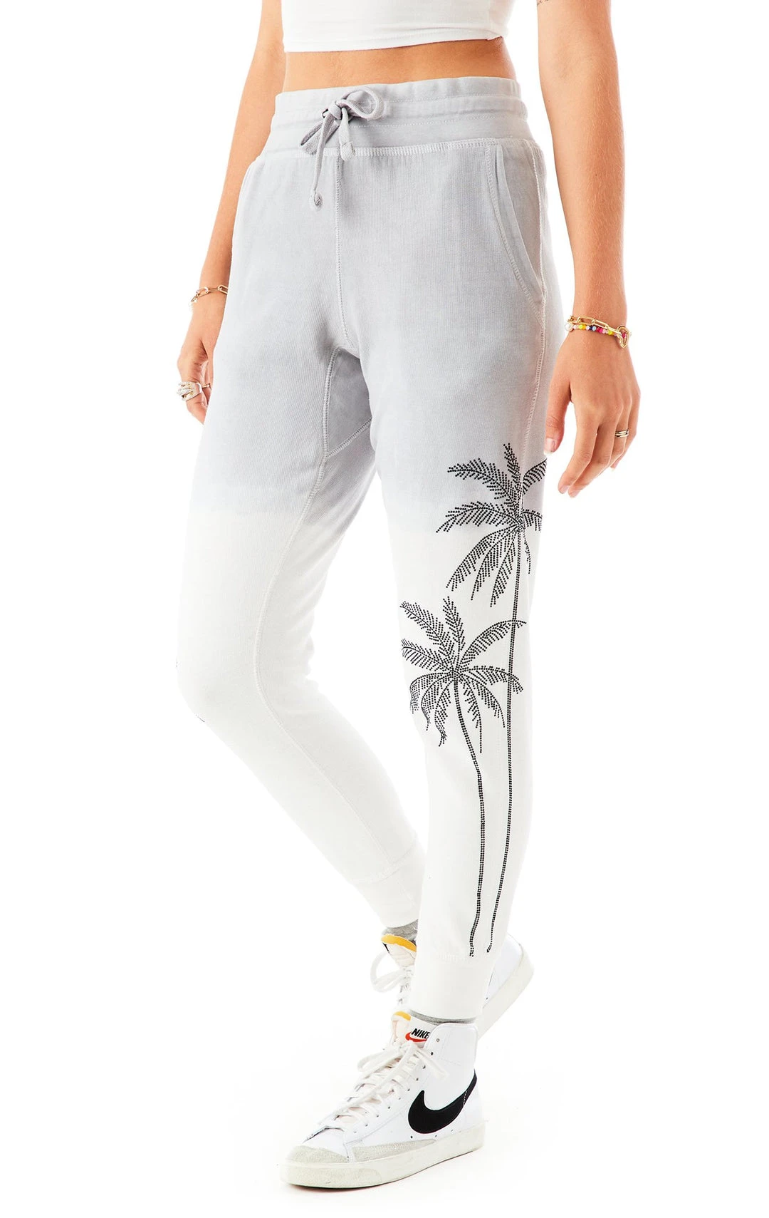 CARMAR RHINESTONE PALM TREE DIP DYE SWEATPANTS 3 CARMAR RHINESTONE PALM TREE DIP DYE SWEATPANTS