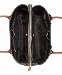 Nine West Handbags Lorraine Large Jet Set Satchel