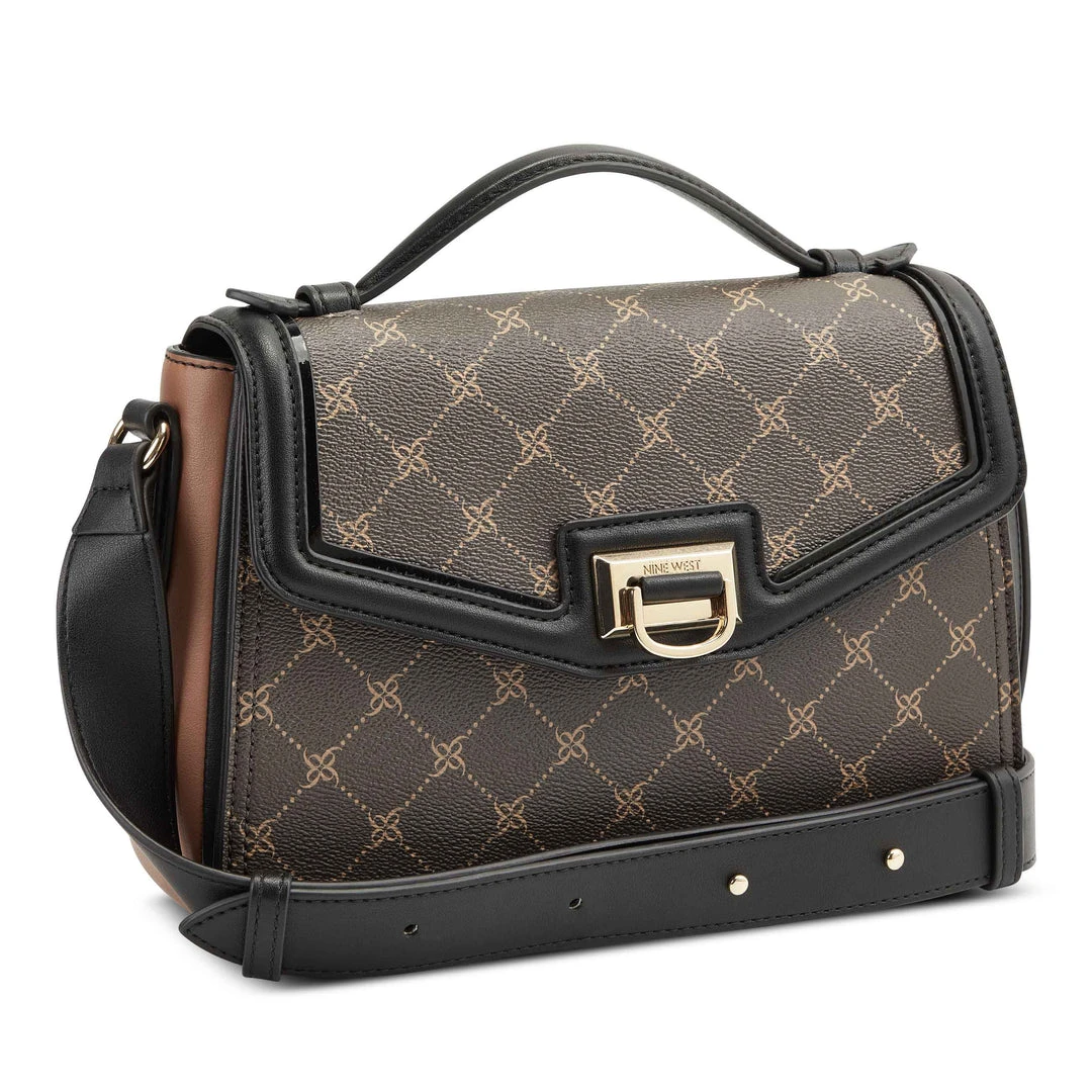 Nine West Handbags Lorraine Top Handle Flap 4 Nine West Handbags Lorraine Top Handle Flap