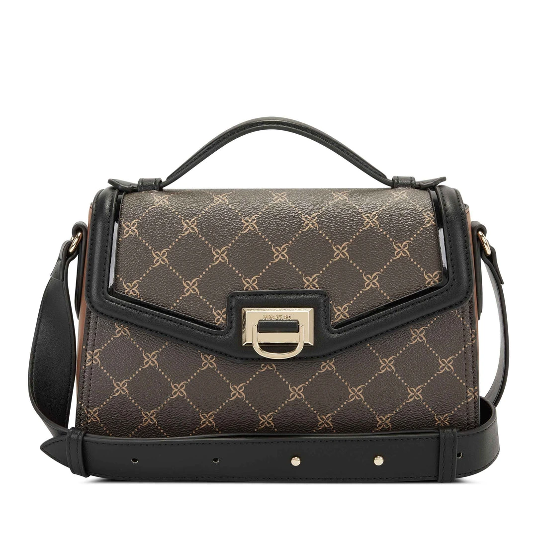 Nine West Handbags Lorraine Top Handle Flap 3 Nine West Handbags Lorraine Top Handle Flap