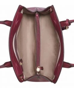 Nine West Handbags Marianna Triple Compartment Satchel