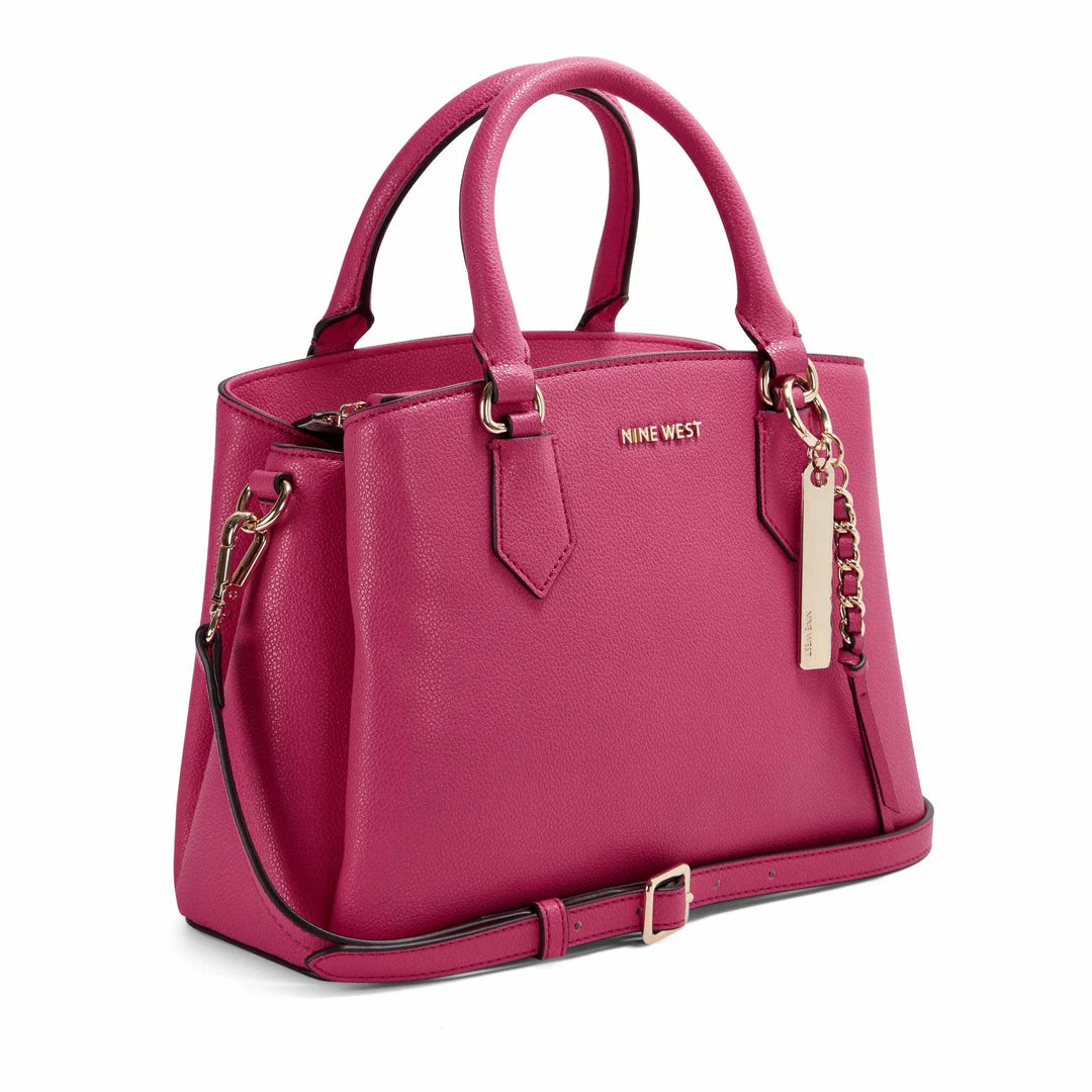 Nine West Handbags Rose Small Jet Set Satchel 5 Nine West Handbags Rose Small Jet Set Satchel