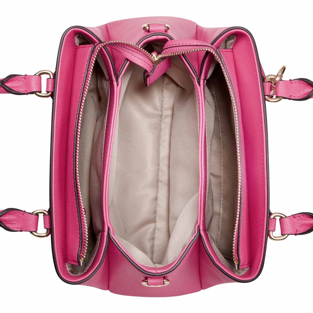 Nine West Handbags Rose Small Jet Set Satchel 6 Nine West Handbags Rose Small Jet Set Satchel