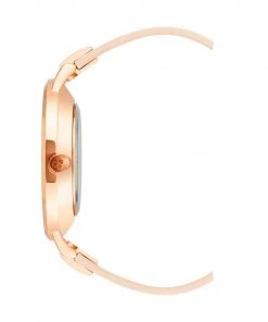 Nine West Watches Floral Dial Strap Watch