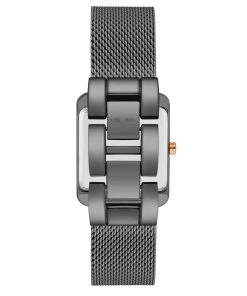 Nine West Watches Rectangular Case Mesh Bracelet Watch