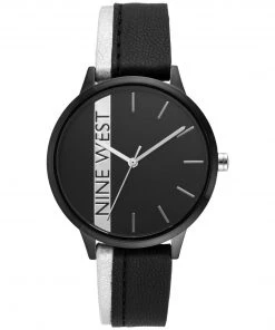 Nine West Watches Contrast Strap Watch