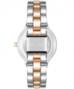 Nine West Watches Embossed Patterned Dial Watch