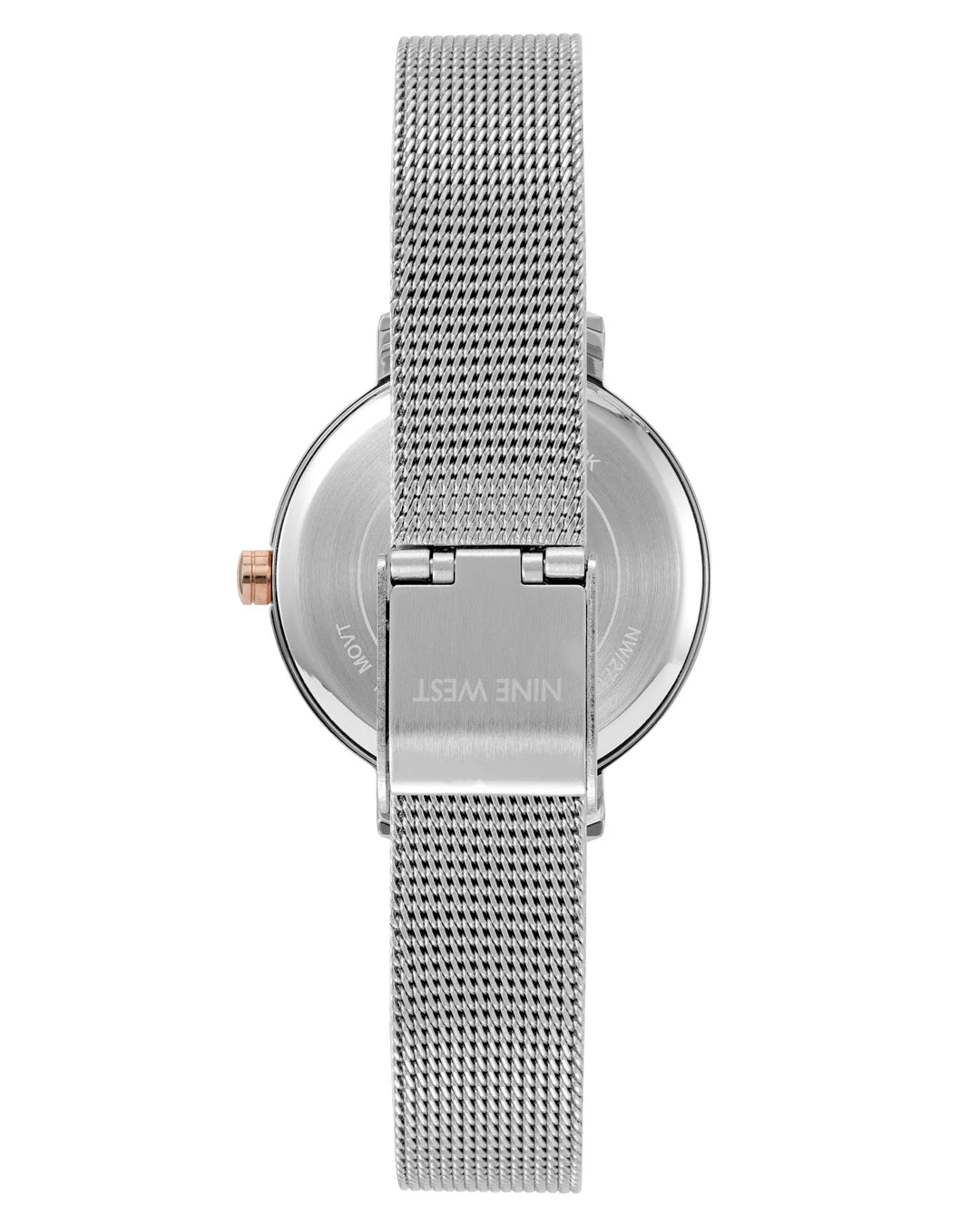 Nine West Watches Patterned Dial Mesh Bracelet Watch 5 Nine West Watches Patterned Dial Mesh Bracelet Watch