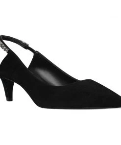 Nine West Heels Quassin Embellished Slingback Pumps