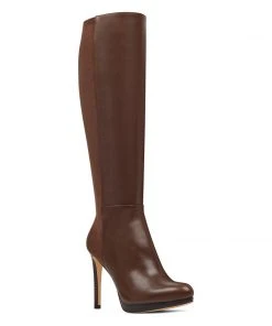 Nine West Quizme Wide Calf Platform Boots High Impact Platforms