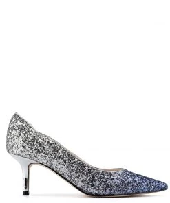 Nine West Abaline Pointy Toe Pumps Metallic Mindset