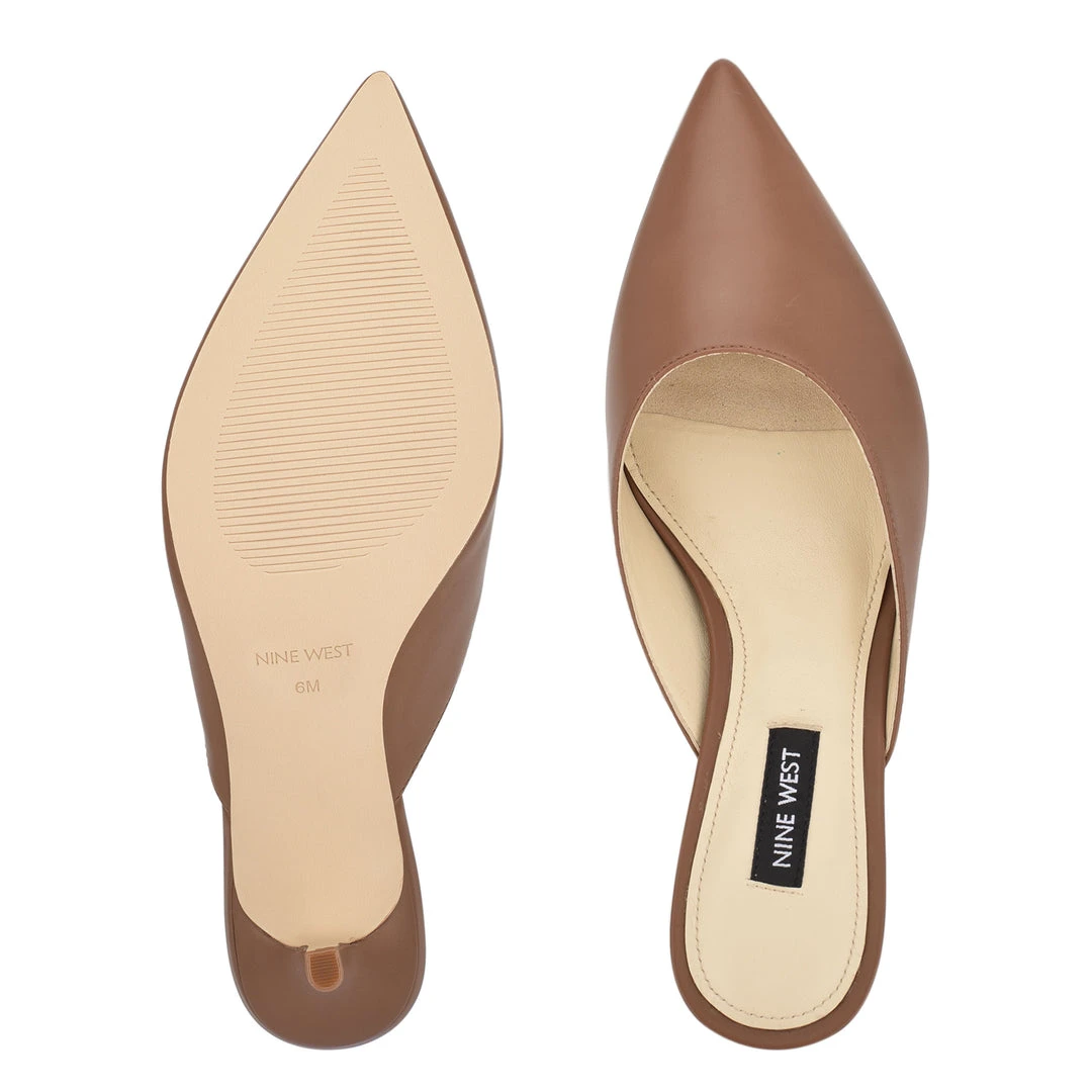 Nine West Ali Pointy Toe Mules Heels 8 Nine West Ali Pointy Toe Mules Heels
