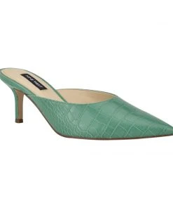 Nine West Ali Pointy Toe Mules Color Pop