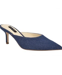 Nine West Ali Pointy Toe Mules Heels