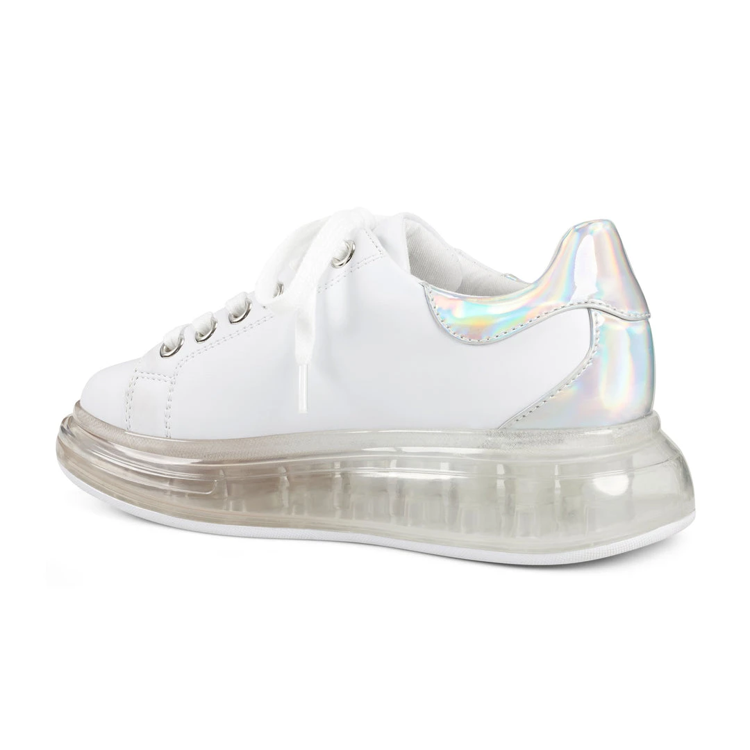 Nine West High Impact Platforms Allie Platform Lace Up Sneakers 5 Nine West High Impact Platforms Allie Platform Lace Up Sneakers