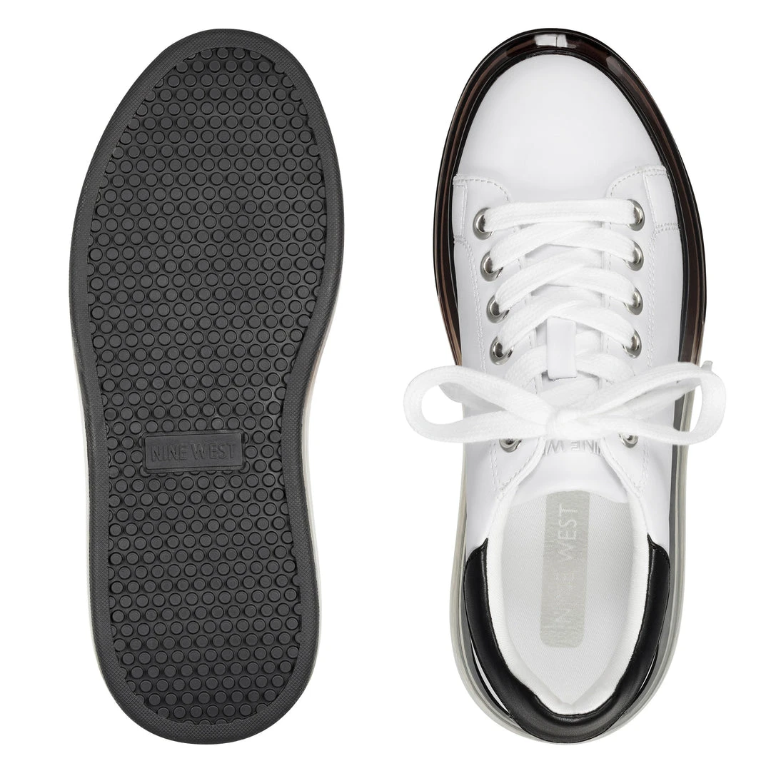 Nine West High Impact Platforms Allie Platform Lace Up Sneakers 8 Nine West High Impact Platforms Allie Platform Lace Up Sneakers