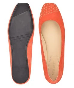 Nine West Aloha Studded Square-Toe Flats Color Pop 11 Nine West Aloha Studded Square-Toe Flats Color Pop