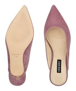 Nine West Angle Pointy Toe Mules Heels 11 Nine West Angle Pointy Toe Mules Heels