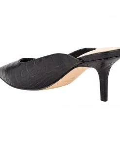 Nine West Angle Pointy Toe Mules Heels