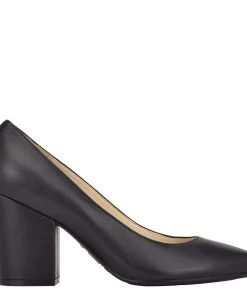 Nine West Heels Ani 9x9 Block Heel Pumps