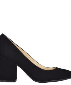 Nine West Heels Ani 9x9 Block Heel Pumps