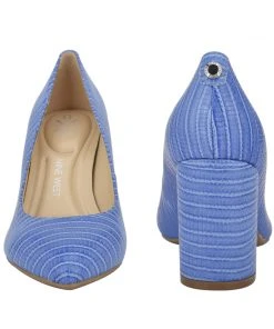 Nine West Color Pop Ani 9x9 Block Heel Pumps 13 Nine West Color Pop Ani 9x9 Block Heel Pumps