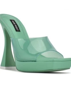 Nine West Y2K Revival Ansel Platform Slide Sandals