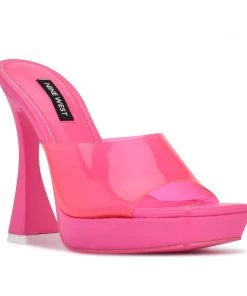 Nine West Y2K Revival Ansel Platform Slide Sandals