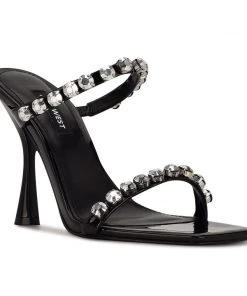 Nine West Aria Heeled Slide Sandals