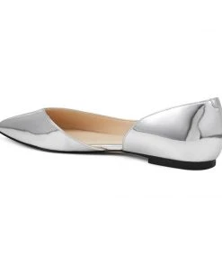 Nine West Aryn Half D'Orsay Flats Metallic Mindset