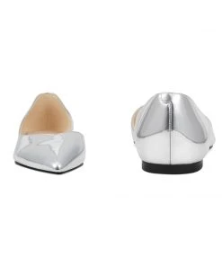 Nine West Aryn Half D'Orsay Flats Metallic Mindset