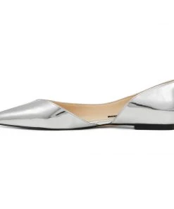Nine West Aryn Half D'Orsay Flats Metallic Mindset
