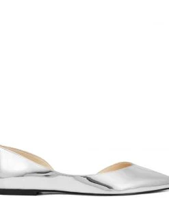 Nine West Aryn Half D'Orsay Flats Metallic Mindset