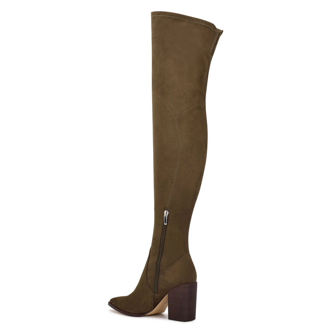 Nine West Barret Over The Knee Heeled Boots Shoes 5 Nine West Barret Over The Knee Heeled Boots Shoes