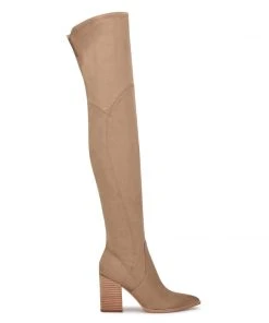 Nine West Shoes Barret Over The Knee Heeled Boots