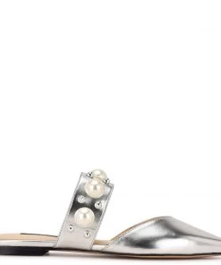 Nine West Metallic Mindset Baubble Dress Mules