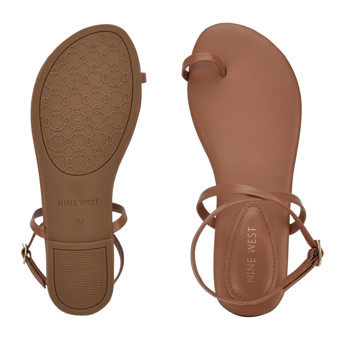 Nine West New Baxter Flat Sandals 7 Nine West New Baxter Flat Sandals