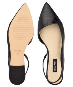 Nine West Beads Slingback Pointy Toe Flats