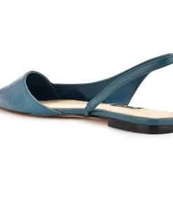 Nine West Beads Slingback Pointy Toe Flats