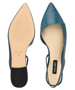 Nine West Beads Slingback Pointy Toe Flats