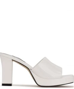Nine West Y2K Revival Behot Heeled Slide Sandals