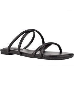 Nine West Beva Flat Slide Sandals Fun Flats